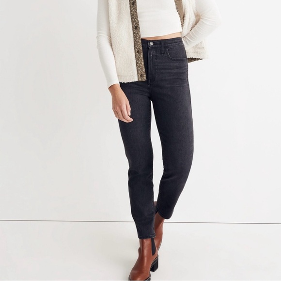 Madewell High Rise Slim Straight Jeans in Richgrove Wash Women’s Size 28 - Picture 1 of 11